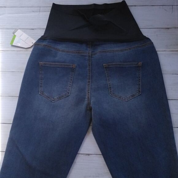 Maternity 5 Pocket Skinny Jeans Denim Pants - Picture 3 of 4